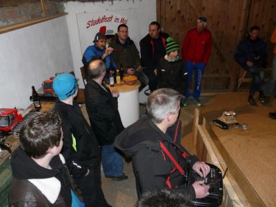 Michael HofstÃ¤tter, Oberstdorf. Abends geht es munter weiter. MÃ¼digkeit - Fehlanzeige!!!
