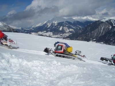 Pistenbully's im Einsatz
(Savognin) Thomas Muff
