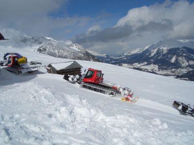 Pistenbully's im Einsatz
(Savognin) Thomas Muff
