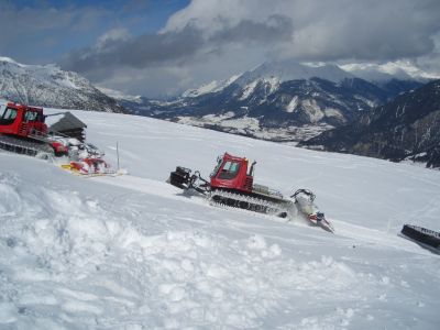 Pistenbully's im Einsatz
(Savognin) Thomas Muff
