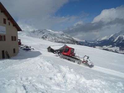 Pistenbully's im Einsatz
(Savognin) Thomas Muff
