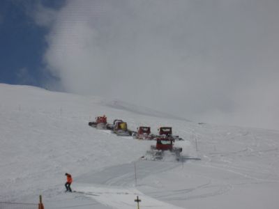 Pistenbully's im Einsatz
(Savognin) Thomas Muff
