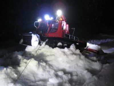 Windentest endlich im Schnee 25.12.2010
