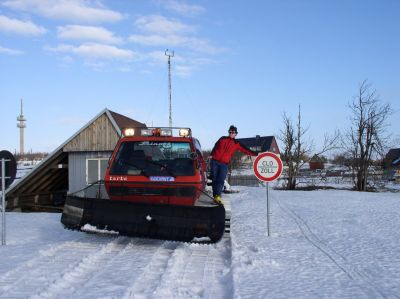 Prinoth BIG in XC version (home tuning, size 3,2m)
(Tschechien) Karel Blaschke   ...between Czech republic and German... (Cinovec)
